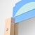Wood Wall-Mounted Polychrom Mirror, France, 1980 For Sale - Image 7 of 13