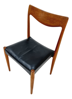 Vintage Norwegian Teak & Leather Chair by Rastad & Relling, 1960s