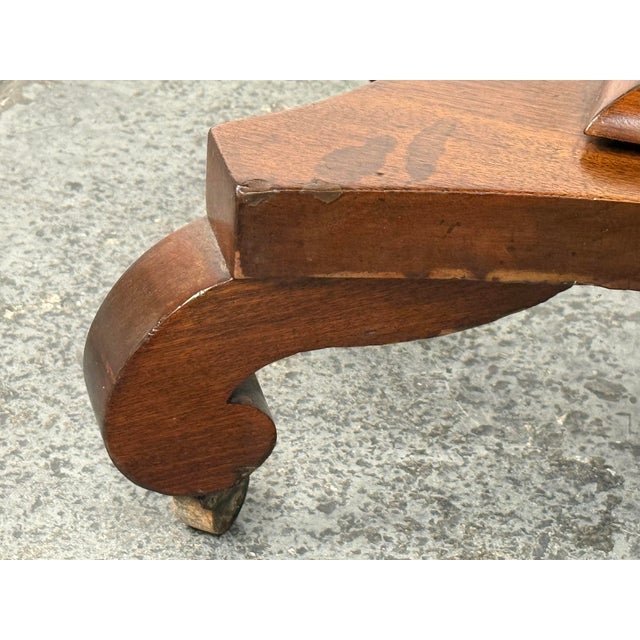 Victorian Regency Style Lift-Top Game Table For Sale - Image 11 of 12