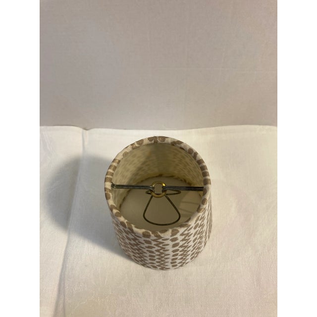 Traditional Fortuny Tapa Stripe Chandelier Shade For Sale - Image 3 of 7