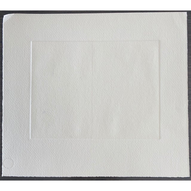 White Asaf Ben Tzvi, Israeli Abstract Modernist Color Etching - Mineral Collection For Sale - Image 8 of 9