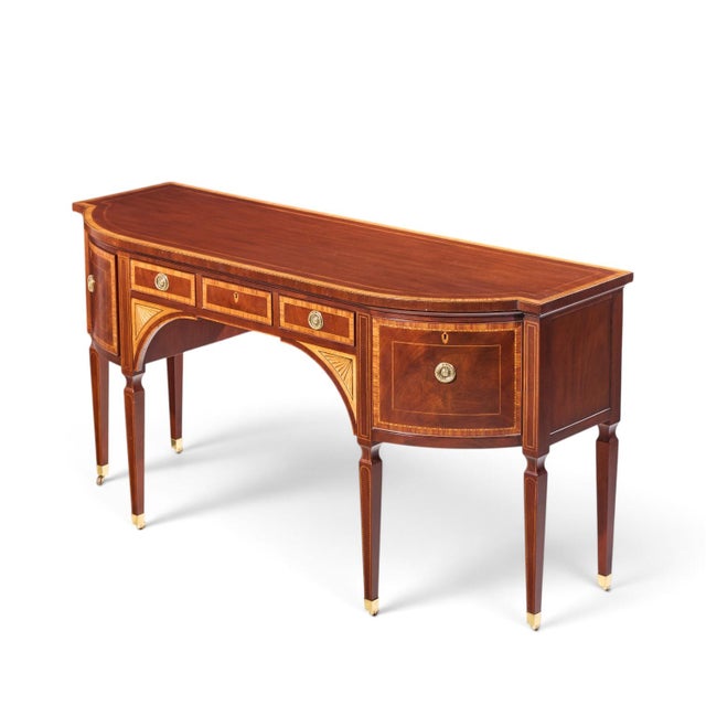 Brown Baker Furniture Historic Charleston Collection Mahogany Credenza For Sale - Image 8 of 9
