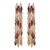 Set of Two Contemporary Wall Sconces With Multicolored "Poliedri" Murano Glass in Venini Style For Sale