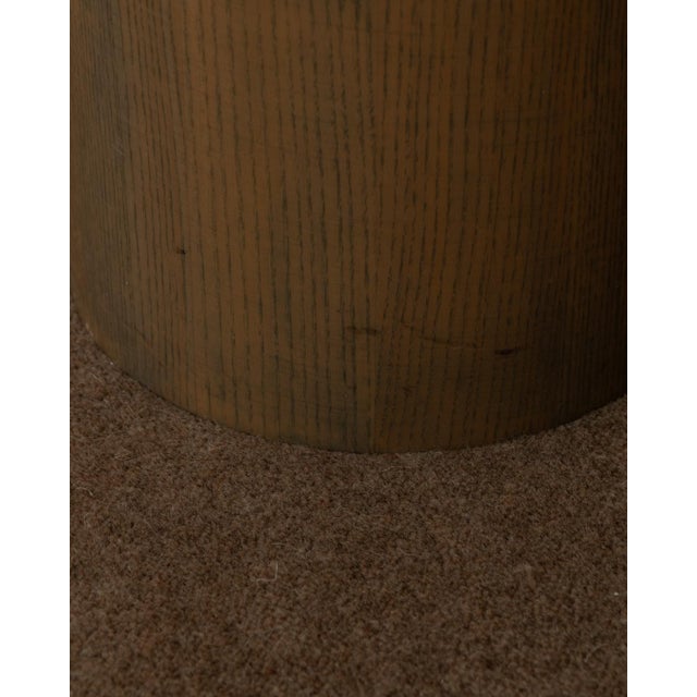 Vintage Glass Dining Table with Enamel Column Base from Saporiti Italia, 1980s For Sale - Image 17 of 18