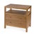 Nora 28 in. W Rectangular 2 Drawer Wide Nightstand with Open Shelf, Light Natural For Sale - Image 9 of 9