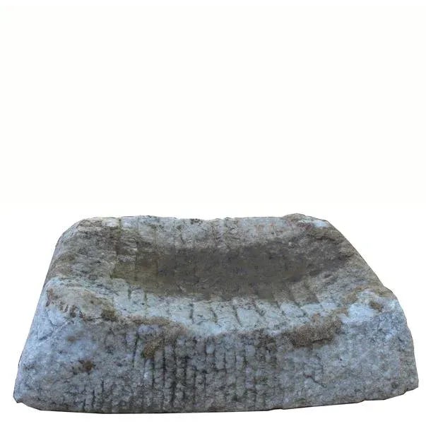 Stone 1930s Natural Water Fountain Stone 6 For Sale - Image 7 of 7
