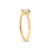 Haus of Brilliance 14K Yellow Gold Plated Sterling Silver 1/5 Cttw Baguette Diamond Open Band Ring - Size 6 For Sale - Image 4 of 6