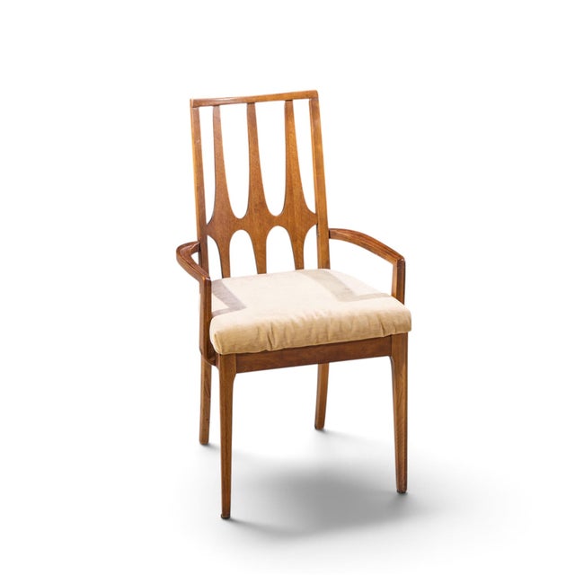 Broyhill Brasilia Mid Century Walnut Dining Chairs - Set of 6 For Sale - Image 17 of 18