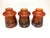 Late 19th Century Set of 3 Hand Blown Glass Hand Painted Czechoslovakia Art Nouveau Shades For Sale - Image 5 of 10