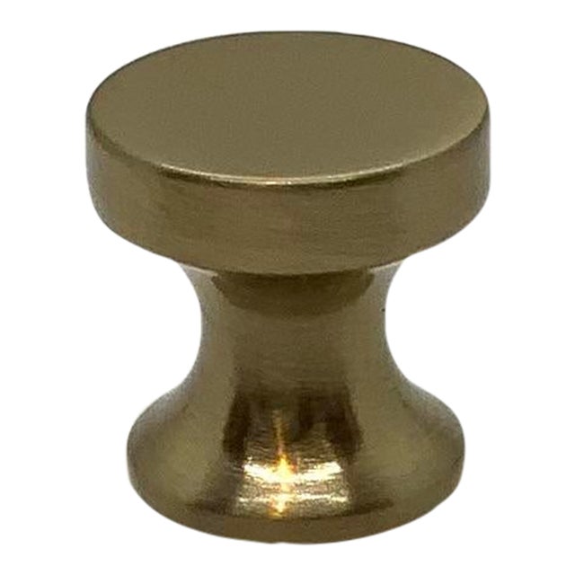 Century Furniture Satin Pale Brass Knob For Sale