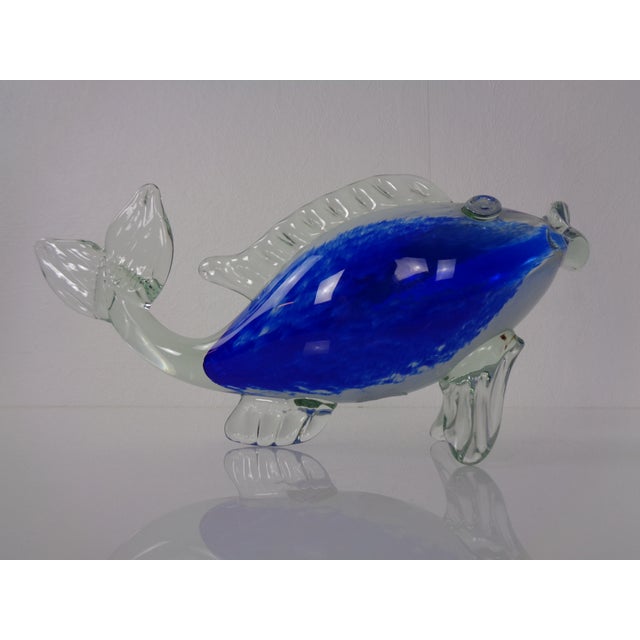 Italian Murano Glass Fish by Fratelli Toso, Italy, 1960s For Sale - Image 4 of 15