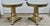 1980s Vtg. Pair Italian Regency Style Carved Wood Pedestal End Tables W/Mirrored Tops For Sale - Image 5 of 15