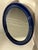 1970s Oval Wall Mirror with Blue Ceramic Frame, 1970s For Sale - Image 5 of 7