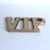 Mid-Century Modern Vintage Brass VIP Paper Weight For Sale - Image 3 of 5