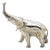 Large Vintage Italian Handmade Sterling Silver Elephant Figurine, Arezzo, Tuscany, Italy, 1980s For Sale