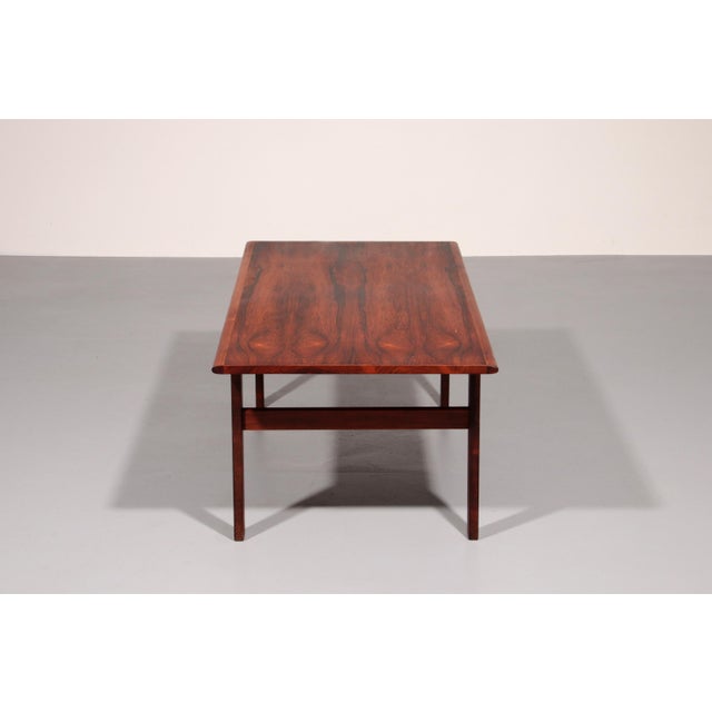 Wood Capella Coffee Table in Wood by Illum Wikkelsø for Niels Eilersen, 1960s For Sale - Image 7 of 13