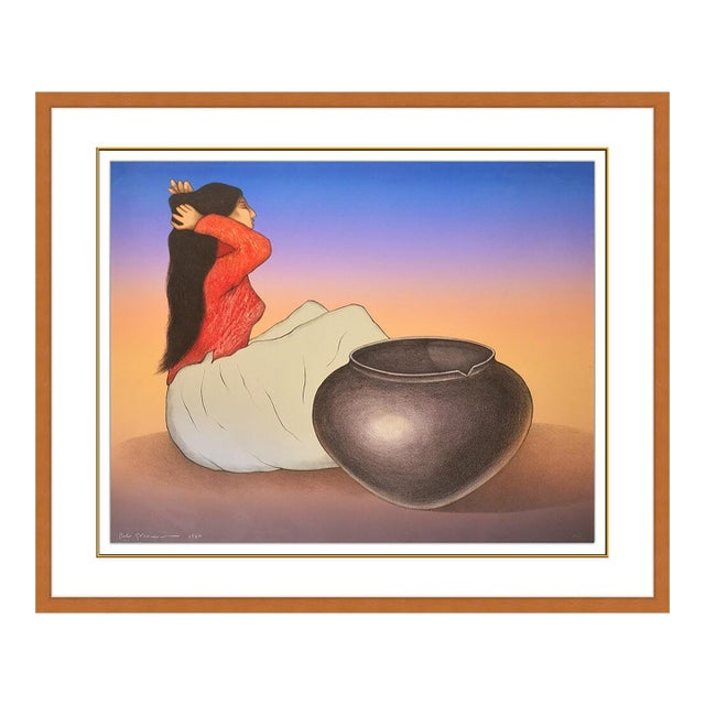 1980s Pueblo Jar, R.C. Gorman For Sale