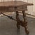 Vintage Spanish Style Two-Drawer Writing Table With Hand-Forged Iron Supports For Sale - Image 11 of 18