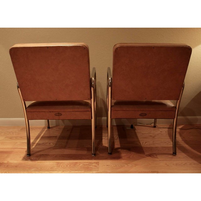 Mid 20th Century MCM Royalchrome Armchairs For Sale - Image 5 of 12