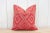 Red Elena Tenejapa Silk Embroidered Pillow Cover For Sale - Image 8 of 8