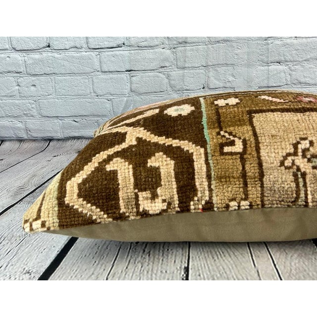 16 x 24 Rug Pillow Sultan's Serenade Turkish Pillow Cushion Cover For Sale - Image 4 of 4