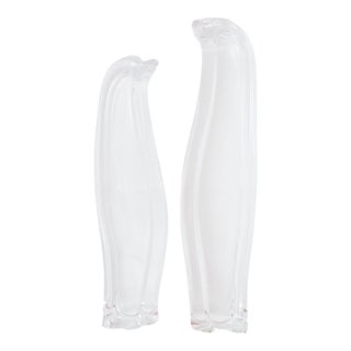 Mid-Century Lucite Penguins - a Pair For Sale