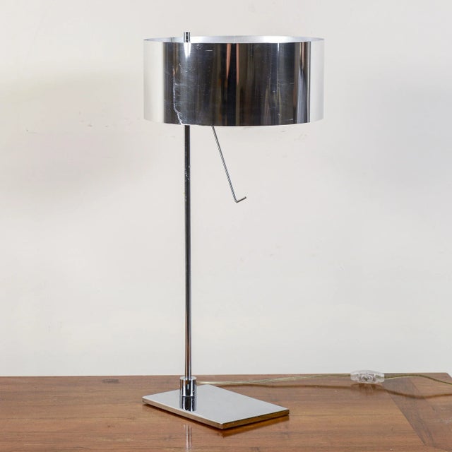 Modern Metal Table Lamp For Sale - Image 8 of 9