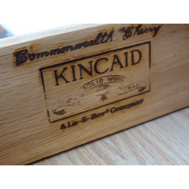 Late 20th Century Kincaid Furniture Large Nightstands End Side Bedside Table 6651 For Sale - Image 5 of 18