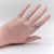 1920s Art Deco 14k White Gold Order of the Eastern Star Diamond Ring, Size 7.75 For Sale - Image 9 of 10