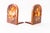 Brown Bookends in Polished Wood with Inlays, 1960s, Set of 2 For Sale - Image 8 of 12