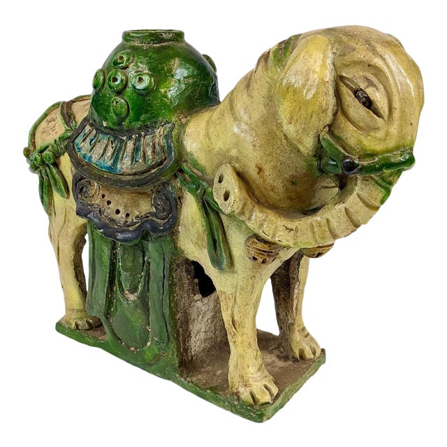 16th Century Ceramic Standing Elephant For Sale