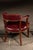 Vintage Set of Four Nailhead Trim Barrel-Back Leather Armchairs in Oxblood For Sale - Image 11 of 12