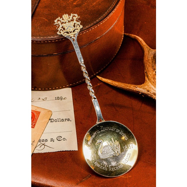 his scarce commemorative spoon, created to mark Queen Victoria's Diamond Jubilee in 1897, celebrates her 60 years on the...