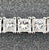 6.53 Ct Princess Cut Diamond Tennis Bracelet For Sale - Image 4 of 8