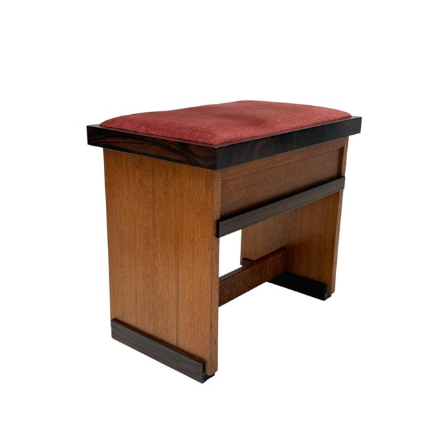 Art Deco Modernist Stool by Hendrik Wouda for Pander, 1924 For Sale - Image 9 of 16