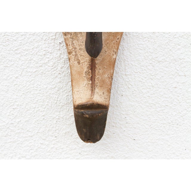 Slim & Tall African Bold Pende Mask For Sale In Los Angeles - Image 6 of 9