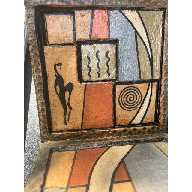 2010s Contemporary Abstract Mixed Media Collage, Handmade Paper For Sale - Image 5 of 11