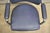 Late 20th Century Vintage Chromcraft Mid Century Modern Blue Vinyl Rolling Office Desk Chair (A) For Sale - Image 5 of 10