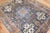 Vintage Navy Persian Square Accent Rug - 5'2" x 6'2" For Sale In New York - Image 6 of 9