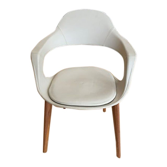 Enrico Pellizzoni “Frenchkiss” Leather Low-Back Accent Chair Attributed to Stefano Bigi For Sale