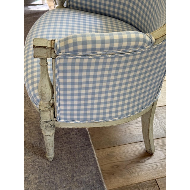 Gustavian (Swedish) Antique Gustavian Bergeran Chairs, 1850, Set of 2 For Sale - Image 3 of 10