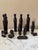 Vintage hand-carved ebony nativity set. Eleven pieces. Likely from Kenya or Tanzania; I don't have this item's provenance.