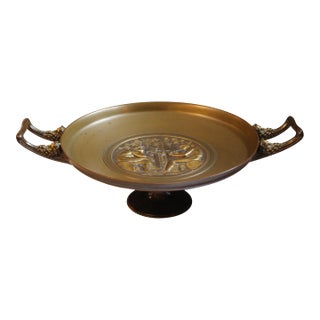 Late 19th Century Bronze Tazza Likely by Barbedienne For Sale
