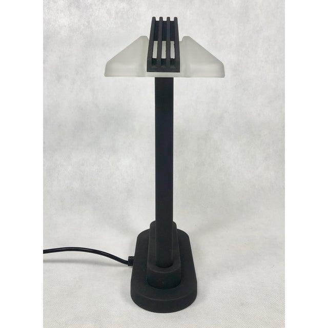 Metal Postmodern Table Lamp by Robert Sonneman for George Kovacs, 1980s For Sale - Image 7 of 16