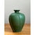 Vintage Geometric Green Ceramic Vase For Sale - Image 10 of 12
