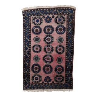 1950s, Handmade Vintage Persian Malayer Rug 3.8' X 6.2' For Sale
