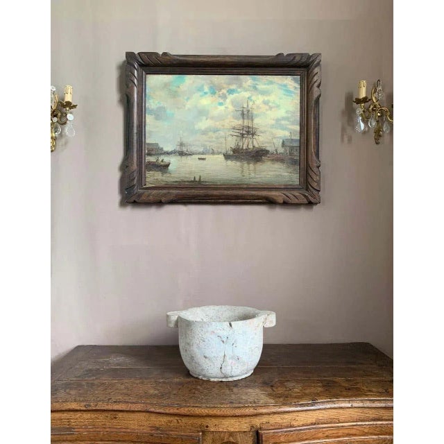 Early Renaissance Grey Marble Mortar For Sale - Image 6 of 7