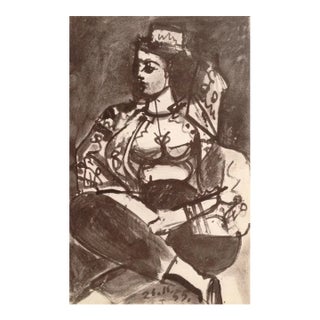 Picasso Sketchbook Carnet De La Californie 1 Dated 21/11/1955 For Sale