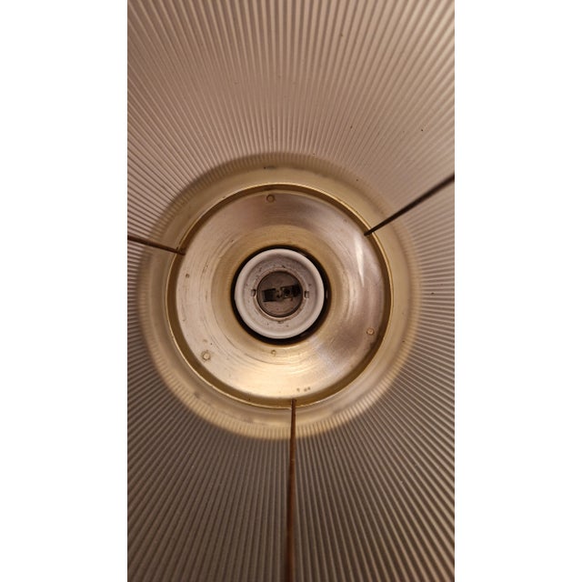 Metal Double Fresnel Glass and Polished Aluminum Wall Light, 1960s For Sale - Image 7 of 11
