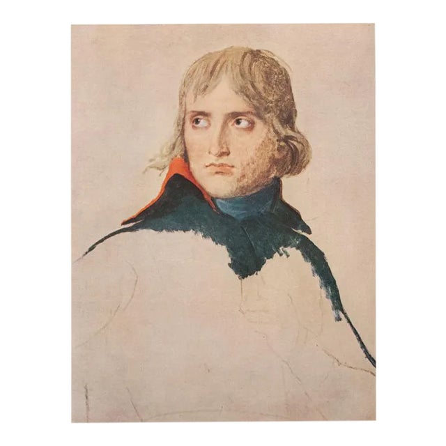 "Bonaparte" by Jacques-Louis David, 1940s After First Edition Swiss Photogravure For Sale